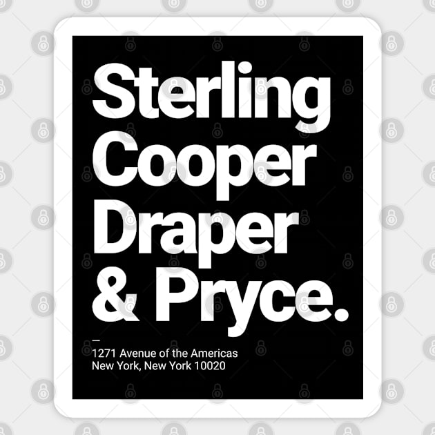 Sterling Cooper Draper & Pryce Sticker by BodinStreet